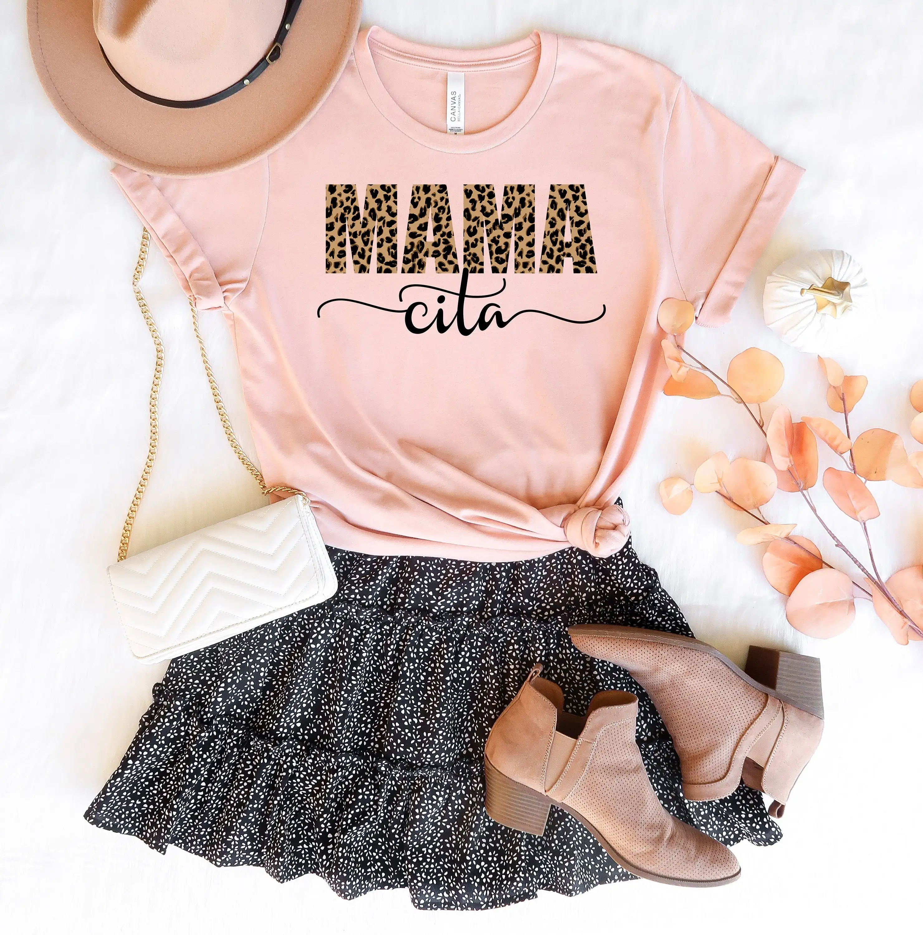 Mamacita T Shirt for Mom Mother's Day Fiesta Cindo De Mayo Leopard Mama Women Cinco