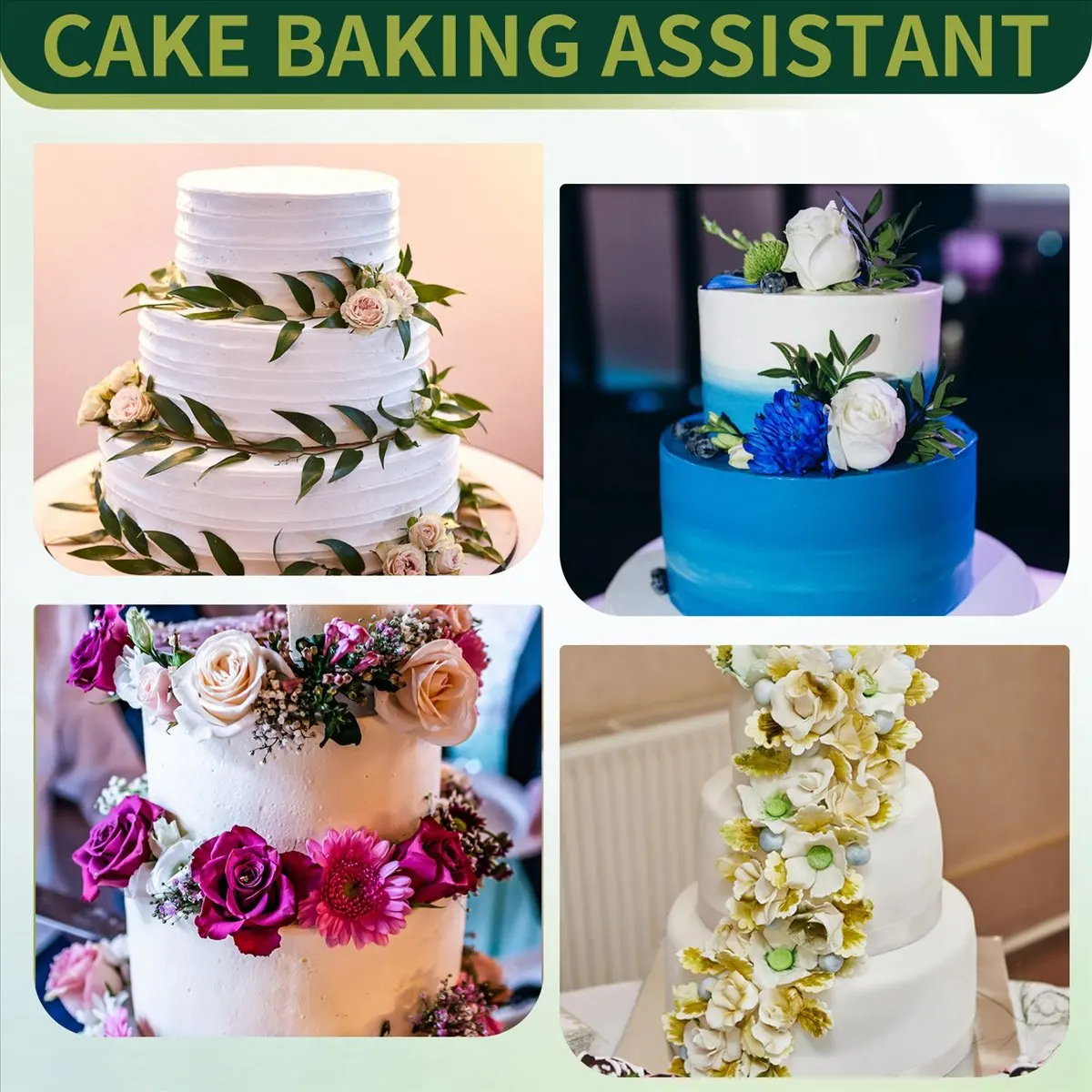 [Promotions]Cake Supports - Pack of 18 Cake Stands, Reusable Dowel Rods, Cake Supports with 3 Cake Plates, for Multi-Tier Cakes