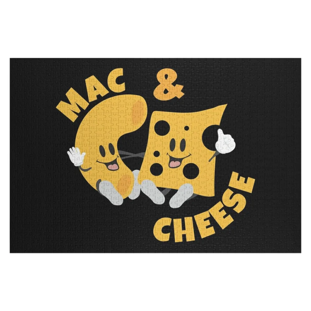 Cheese Mac & Cheese Funny Gift Idea Jigsaw Puzzle Wood Animals Customized Picture Puzzle