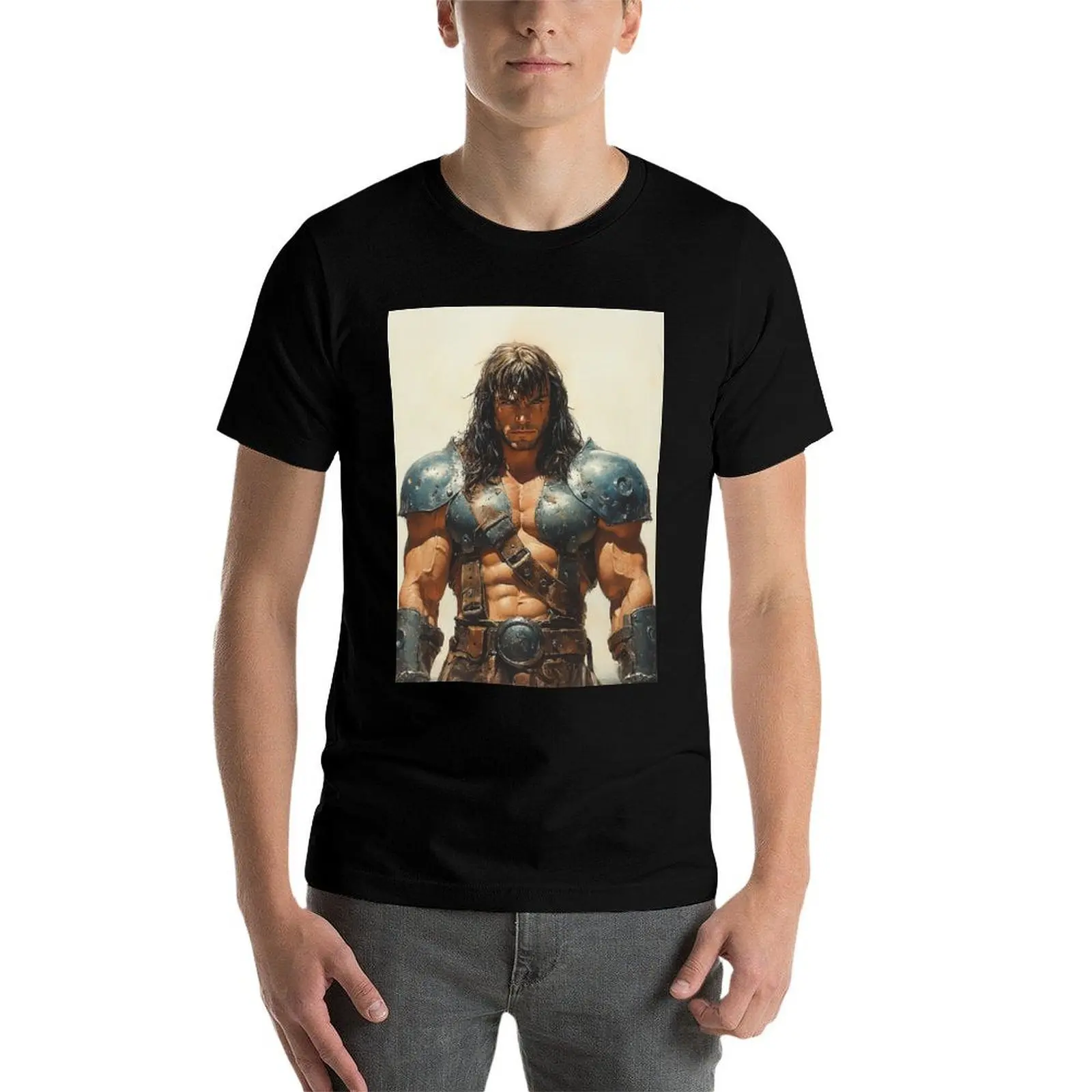 كروم سأذهب إلى غزو العالم تي شيرت الرجال تي شيرت القطن 100% رجل تي شيرت مصمم مضحك تي شيرت القطن تي شيرت #4