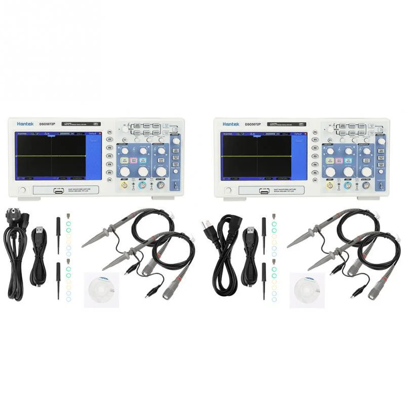 Waveform Real Time Sample Rate 70MHz 1GSa/s 2CH FOR  Hantek DSO5072P Digital Oscilloscope