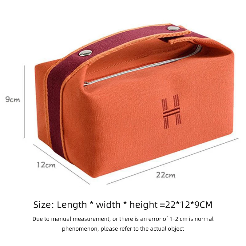 Cosmetic Bag For Women Large Makeup Pouch Portable Travel Toiletry Bag Pu Bathroom Washbag Multifunctional Toiletry