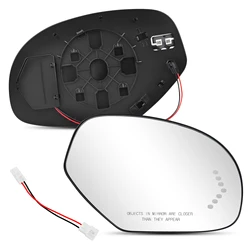 Heated Side Mirror Glass For 2007-2013 Cadillac Escalade Yukon Chevrolet Suburban Silverado GMC Sierra Tahoe Avalanche Sierra