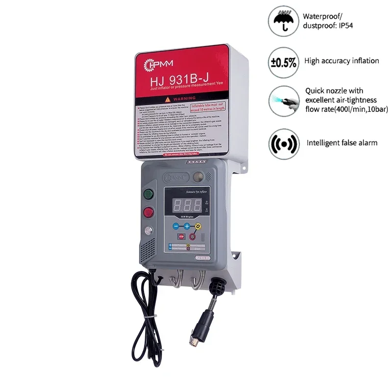 Lcd Screen Portable Fully Automatic Inflator For Repair Tire Service Equipment