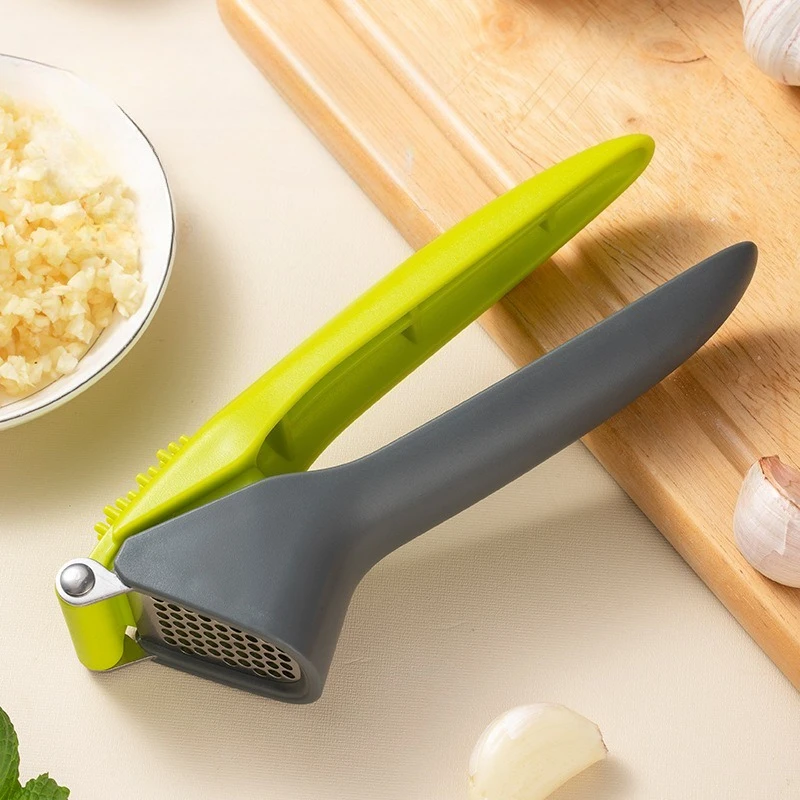 Пресс для чеснока из нержавеющей стали, дробилка, многофункциональная ручная мясорубка для имбиря и чеснока, домашняя кулинария, соковыжималка для овощей, инструменты Пресс для чеснока из нержавеющей стали, дробилка, многофункциональная ручная мясорубка для имбиря и чеснока, домашняя кулинария, соковыжималка для овощей, инструменты