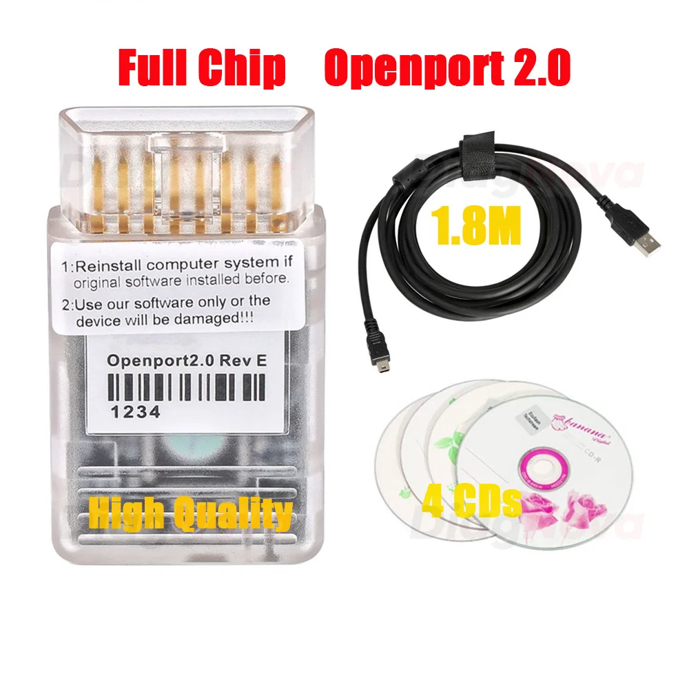 

Full Chip OpenPort 2.0 ECU Chip Tuning Tool Openport2.0 for Tactrix Toyota JLR SDD Open Port USB 2.0+ ECU FLASH Scanner