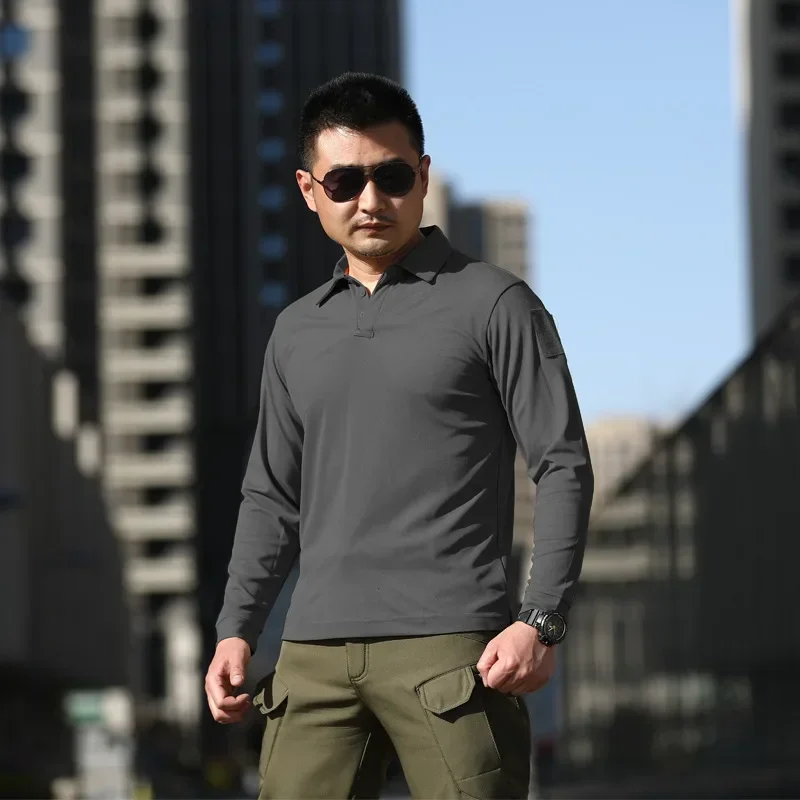 Sommer Outdoor Taktisches T-shirt Slim Fit Atmungsaktive Taktische Kleidung Lange Ärmel Trocken Schnell Kampf Uniform