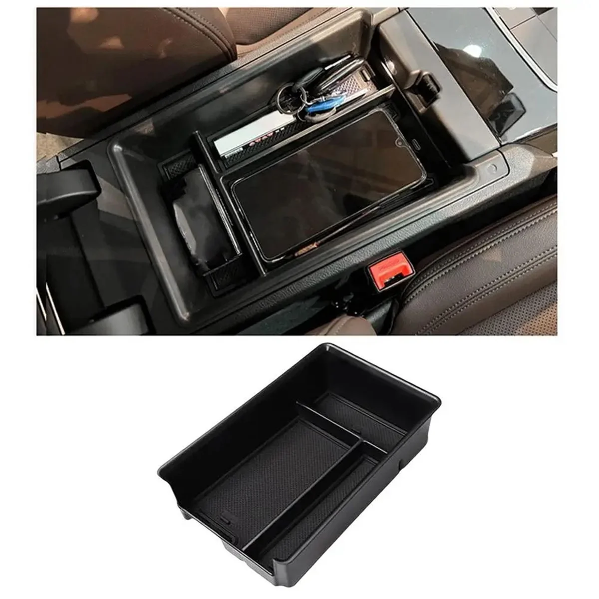 Car Center Console Armrest Storage Box Atorage Tray for BMW I3 for BMW I4 Console Organizer Storage