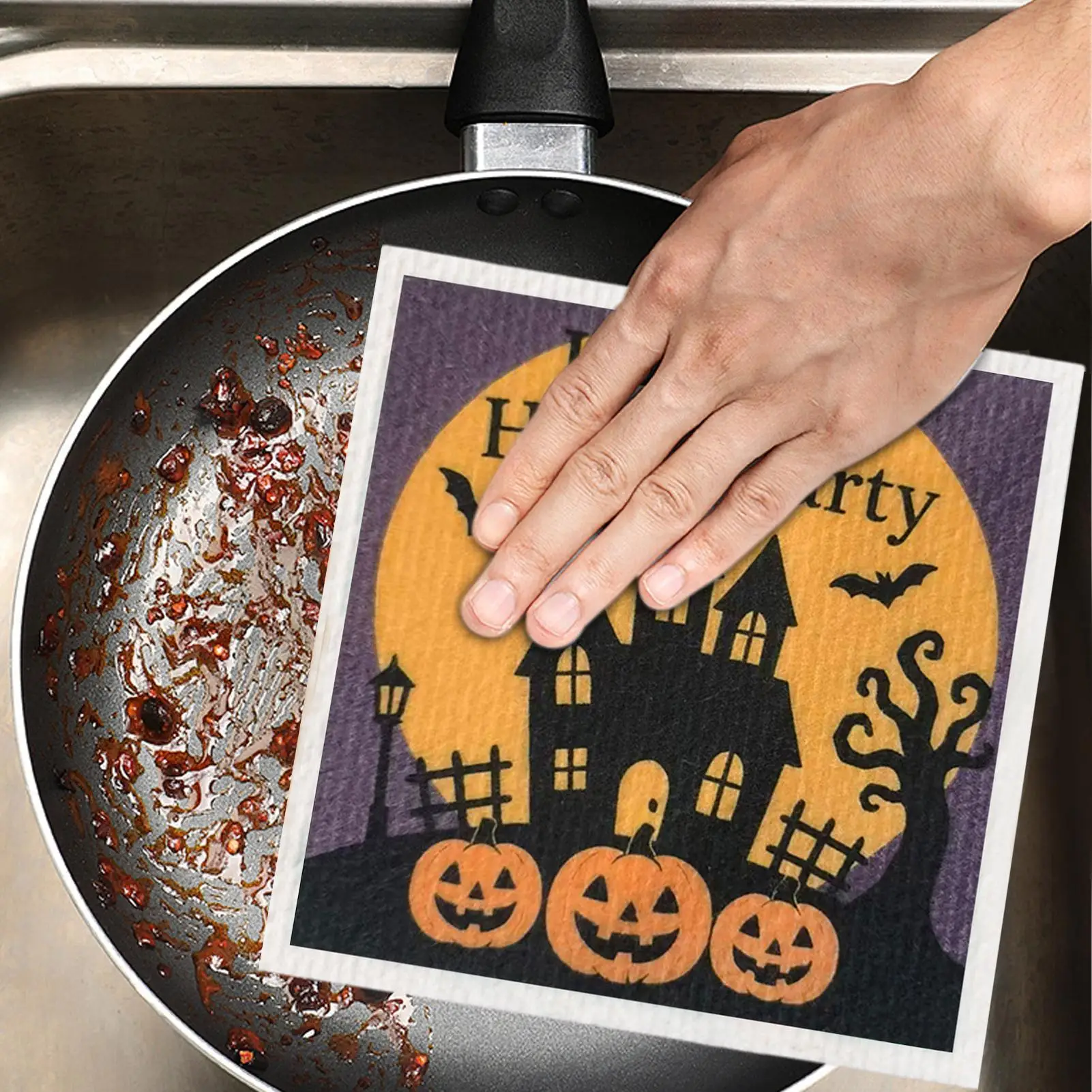 

Салфетки для мытья посуды, многоразовая тряпка для мытья посуды, кухонная тряпка для мытья посуды для чистки кастрюль, миски, домашняя кухонная мойка, посуда, плита