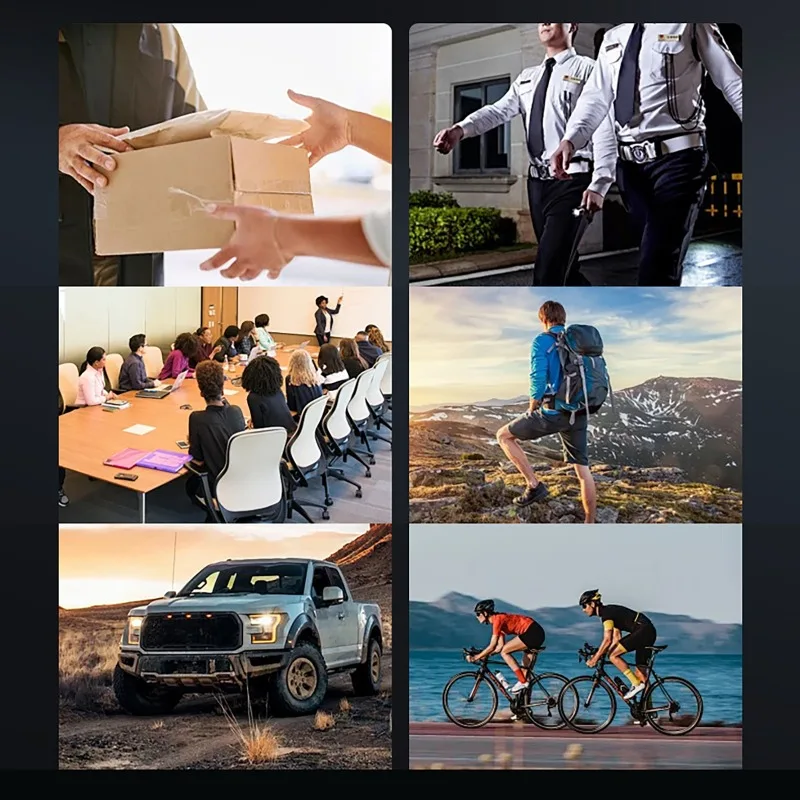 كاميرات صغيرة 4K HD مع WIFI 3000mAh مسجل فيديو رقمي مع شاشة IPS للرؤية الليلية كاميرا يمكن حملها بالجسم كاميرا فيديو محمولة