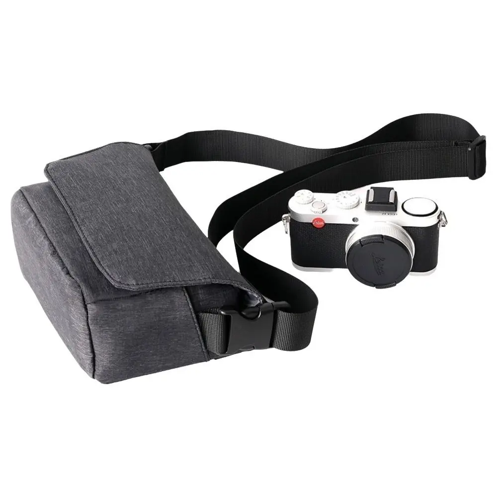 Waterproof Backpacker Camera Bag Thickened Lightweight Camera Pouch Detachable Strap Carrying Shoulder Bag Photography
