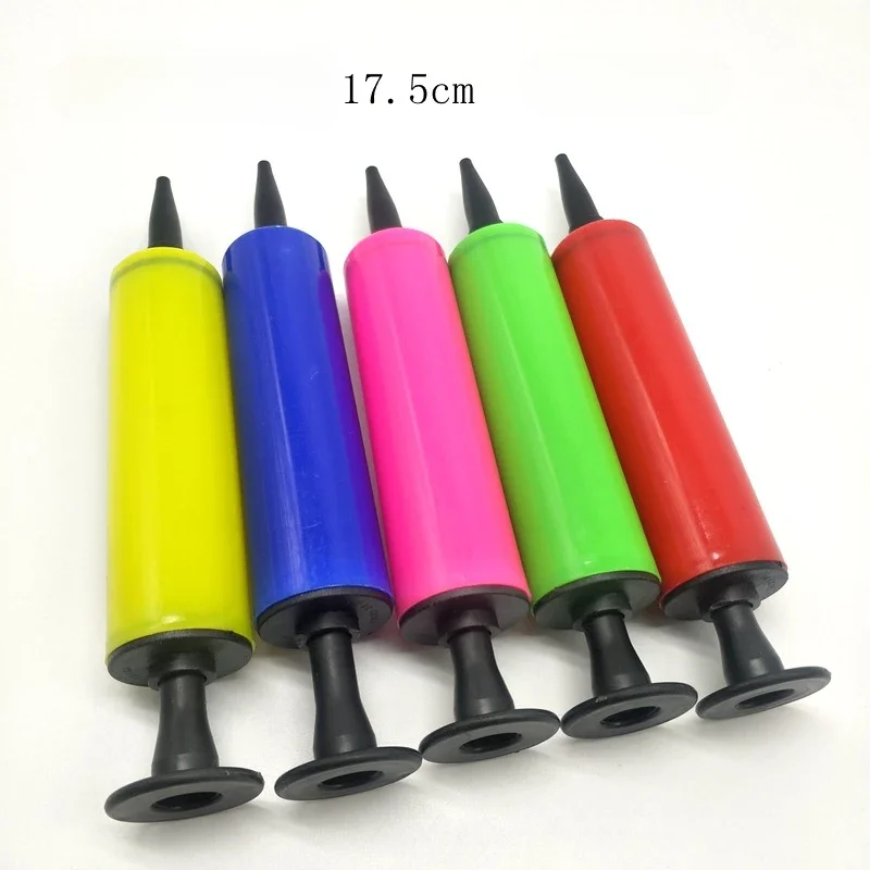 High Quality Balloon Pump Air Inflator Hand Push Portable Useful Balloon Accessories for Wedding Birthday Party Decor Supplies