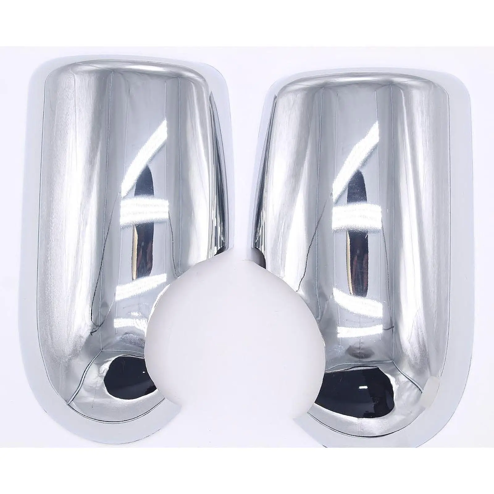 2x กระจกมองข้าง Trim ครอบคลุมกาวสําหรับ Ford Transit MK6 2000-2006