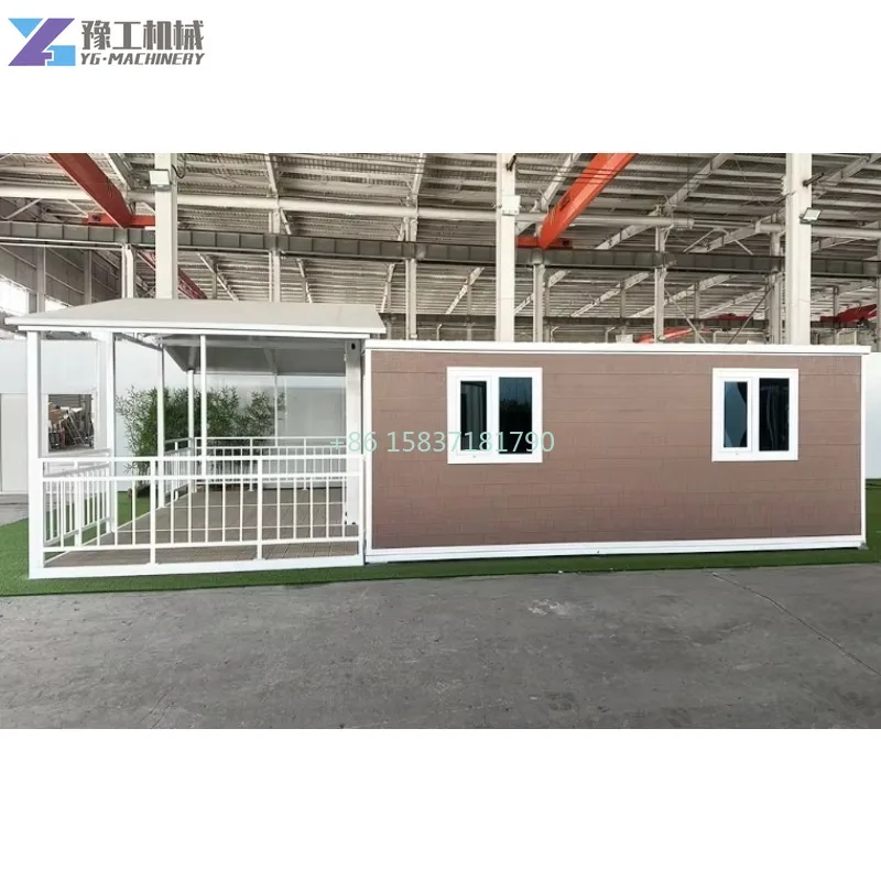 Folding Container House 20ft 40ft Fold Out Container Home 2 3 Bedroom Container House Mobile Tiny Home with Kitchen Bathroom