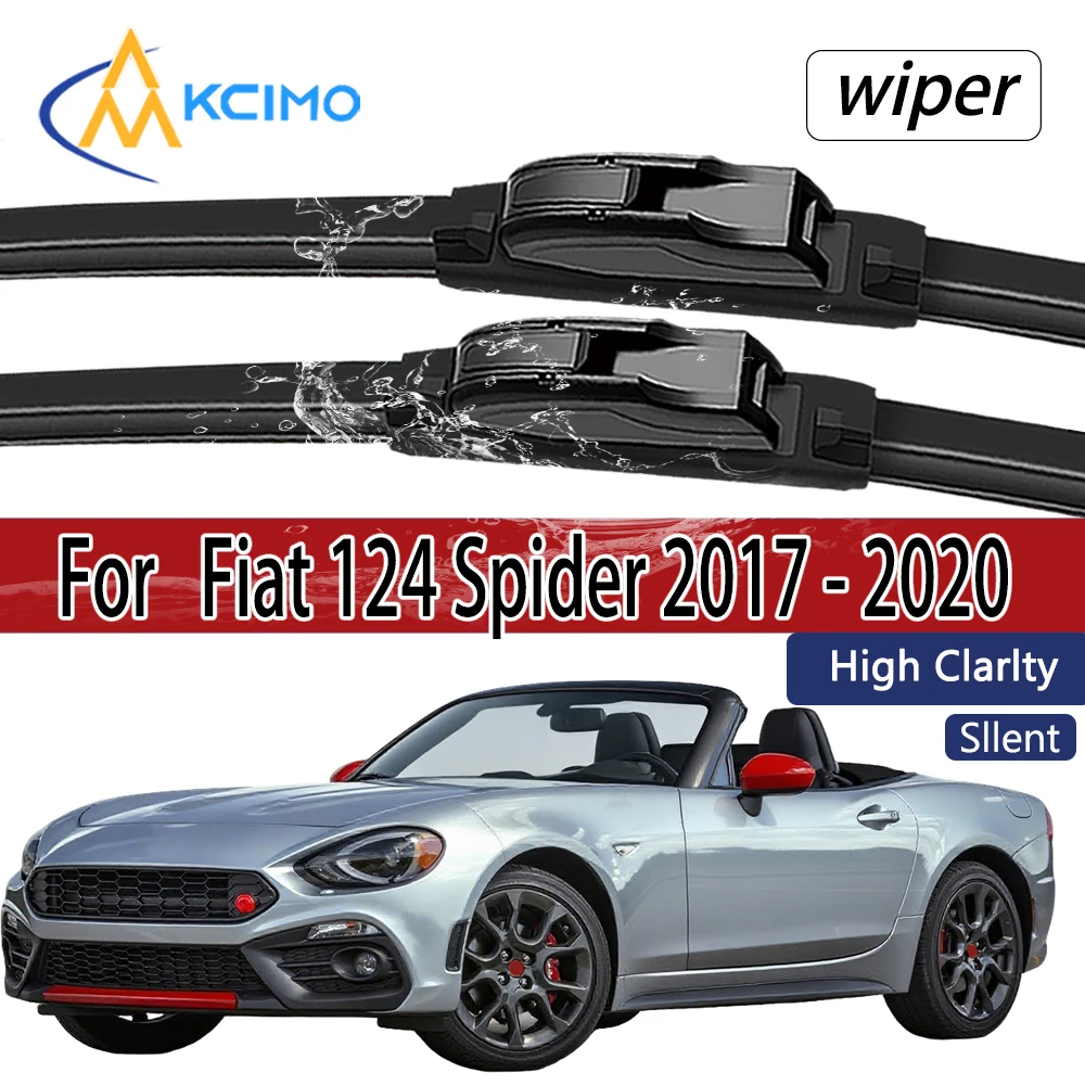 

For Fiat 124 Spider 2017 - 2020 Front Windshield Wiper Blades 2pcs Windscreen Window Accessories