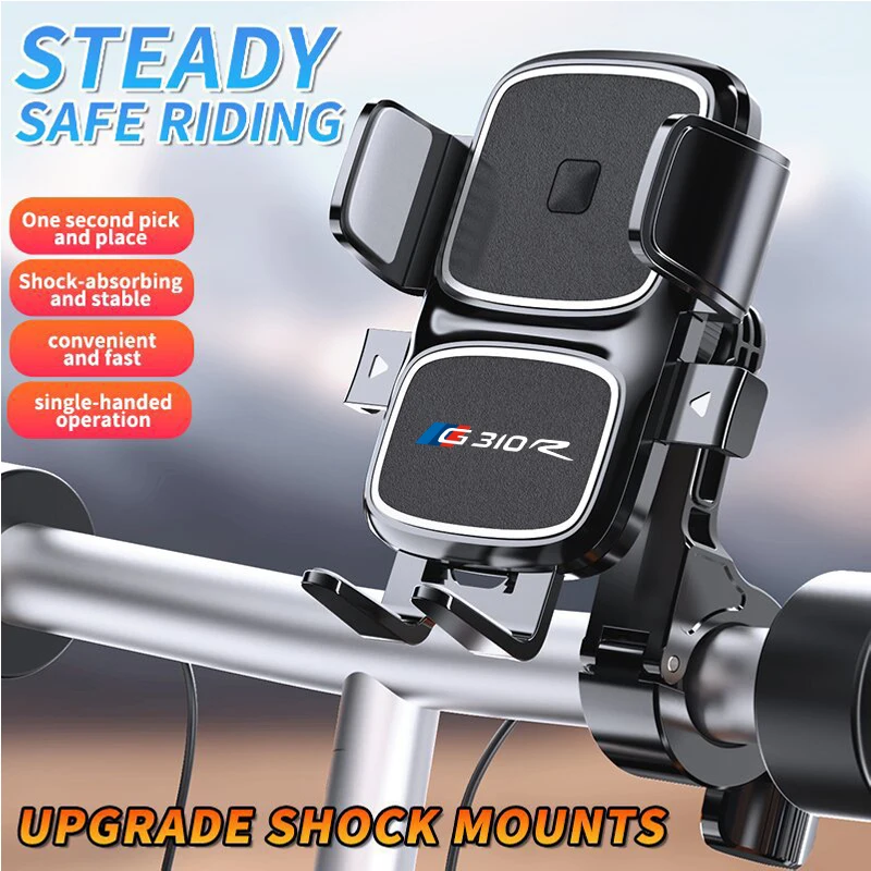 For BMW G310GS G310R F850GS GSA F800GS F750GS F650GS Motorcycle Stand Bracket Bike Moto Handlebar Antislip Clip Navigation