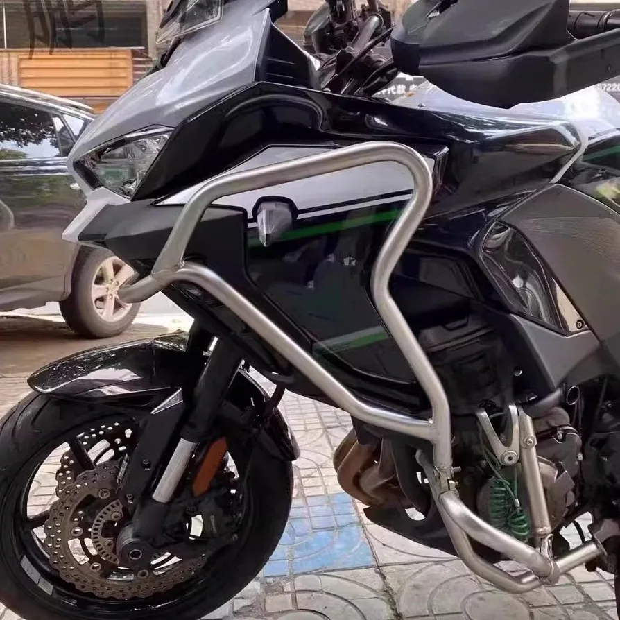 Suitable for the new Kawasaki Beast 1000 modified guard Versys1000 body upper and lower bumper accessories