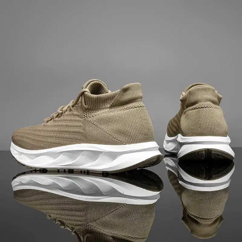 

Мужская обувь Plateforme с круглым носком, размер 46, повседневные ботинки без каблука, светло-зеленые кроссовки, спортивные кроссовки для бега, школьная обувь Bity