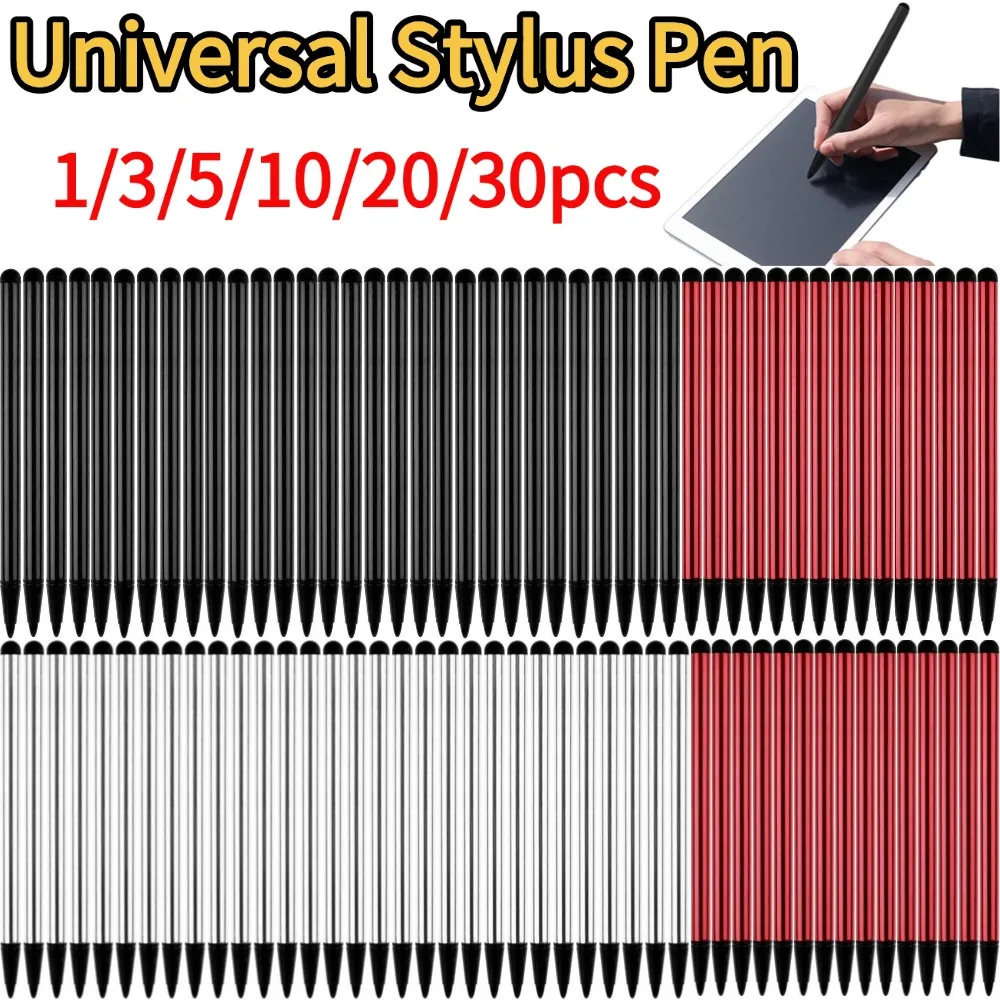 

High-end Universal Stylus Pen for Android Tablets Mobile Phone Touch Pen 2 in 1 Capacitive Pen Screen Stylus Pencil For Iphone