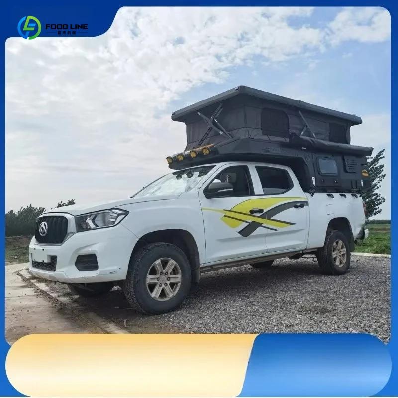 Customized Pickup Truck Lift Tail Box Camper Off Road Modified High Cover Four Seasons Waterproof Double Layer Oxford Cloth view 3
