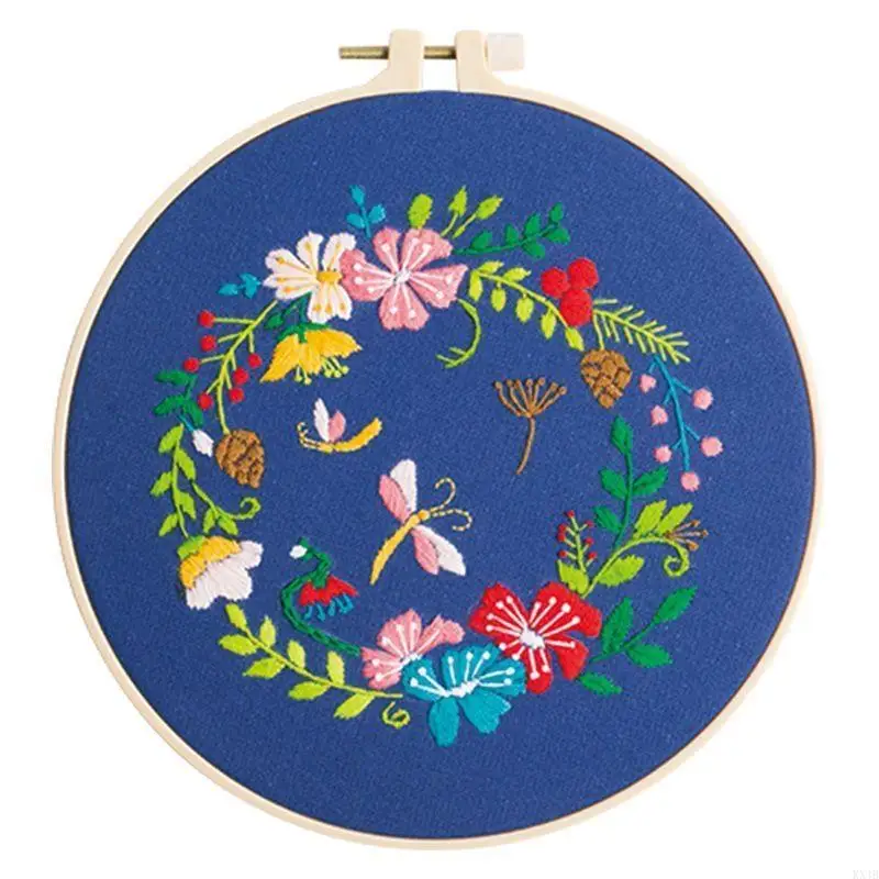 inicial bordado kx4b com padrão bordado com padrões e sitch planta estampada