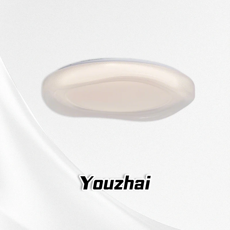 

Круглый потолочный светильник для кабинета, современный простой кремовый светильник для спальни, теплый светильник для защиты глаз