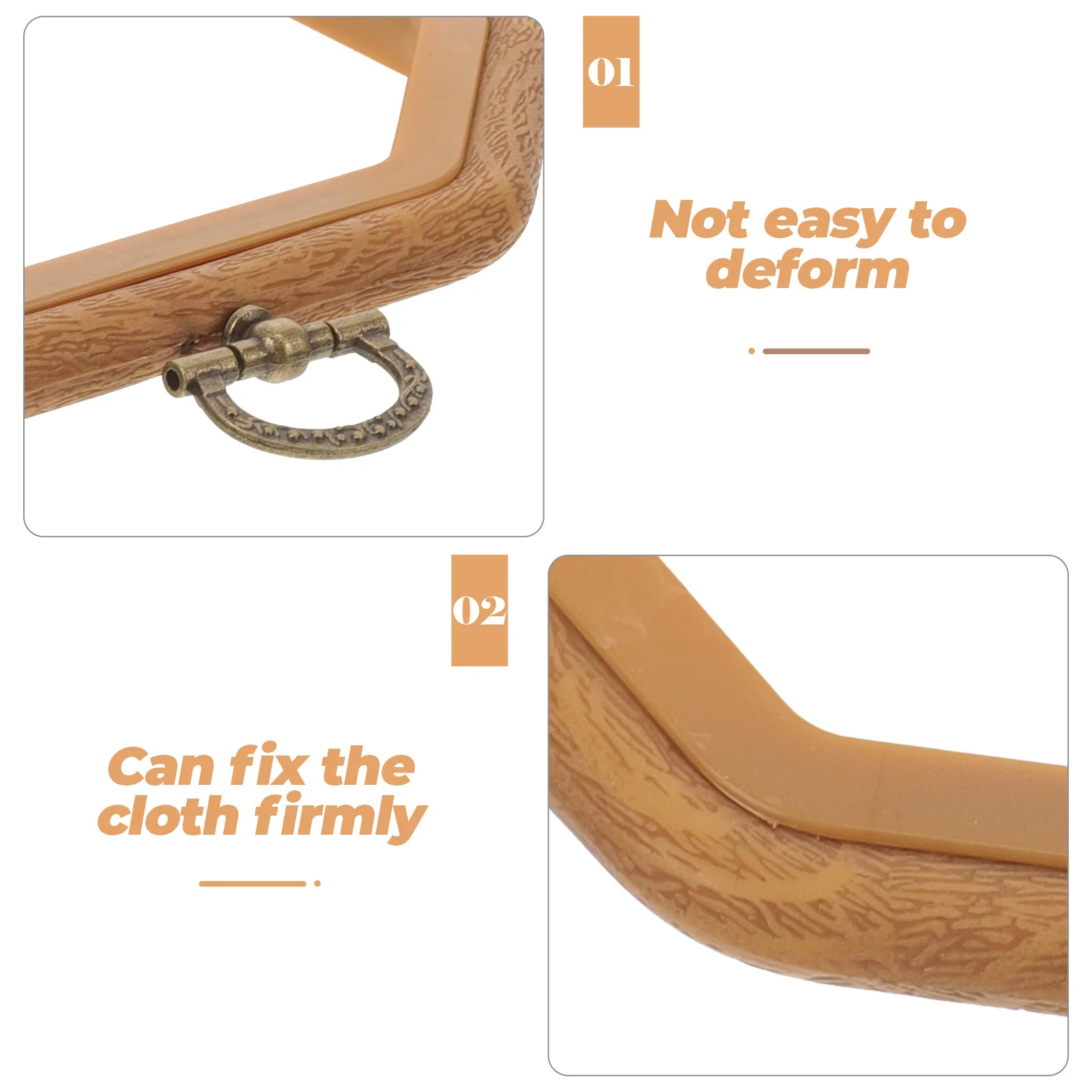 

Cross Stitch Hoop and Frames Embroidery Tool Durable PP Plastic for DIY Crafts Making Living Room Decoration Embroidery Hoop