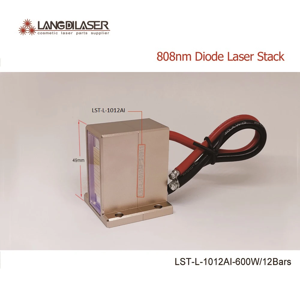 

LST-L-1012AI / Macro-Channel Diode Laser Stack For Permanent Hair Removal / 12 Bars / Power 600W