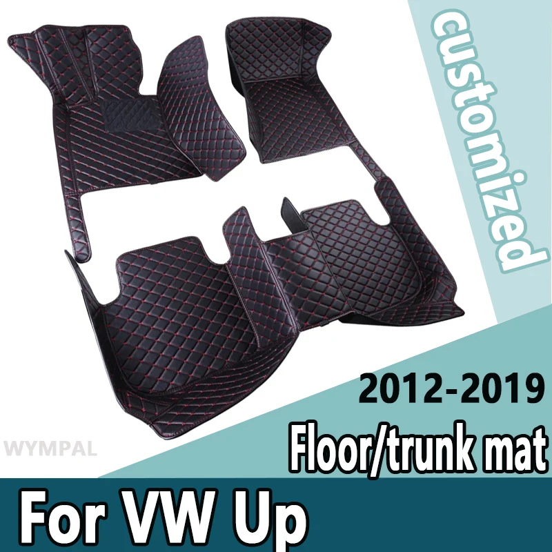 Car Floor Mat For VW VW Up 2012~2019 Waterproof Tapete Automotivo Para Carro Car Mats Accessoire Voiture Car Accessories