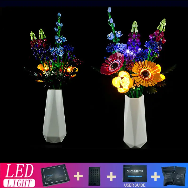 

Diy LED Light Kit For LEGO 10313 Wildflower Bouquet（Only LED Light,Without Blocks Model ）