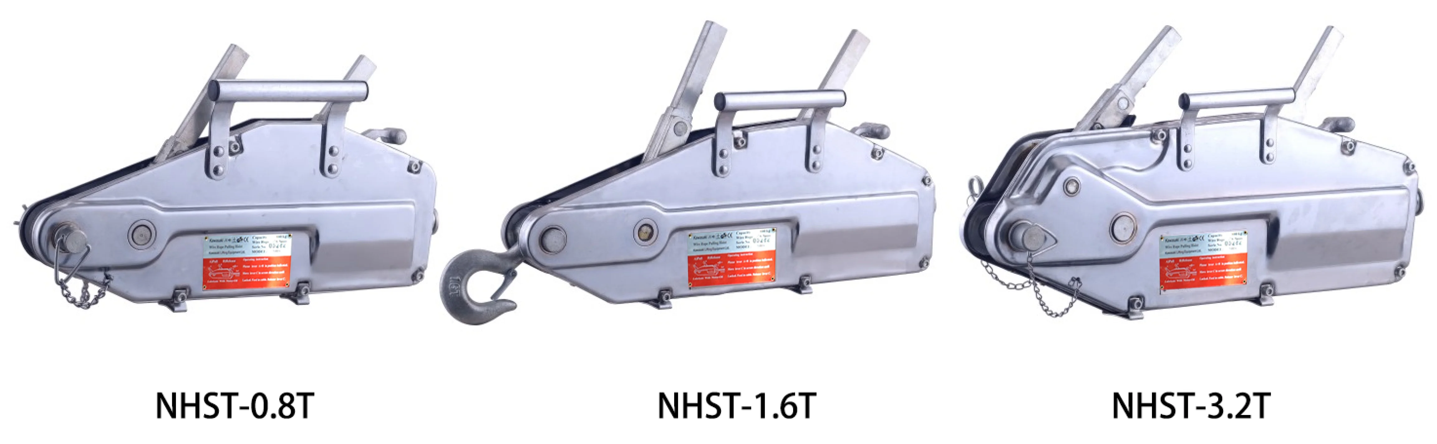 1.6Ton 3.2Ton 5.4Ton CE Manual Wire Rope Manual Operated Pulling Winch Heavy Duty Industrial Lifting