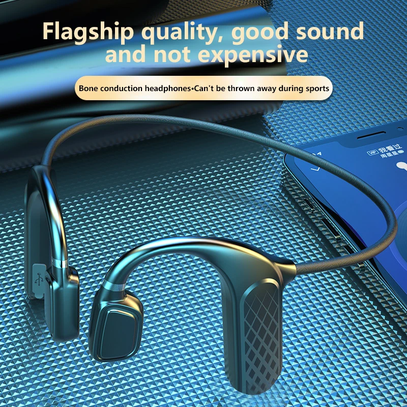 MD04 سماعات رأس بلوتوث توصيل العظام فوق الأذن تقدم عمر بطارية طويل الأمد دون إدخالها في الأذنين جديد 2025 #1