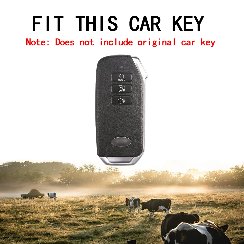 7 Button Key Shell Keychain Key Ring For Kia Sorento MQ4 2020 2021 2022 EV6 K8 v6 Car Remote Key Case Cover Shell Accessories