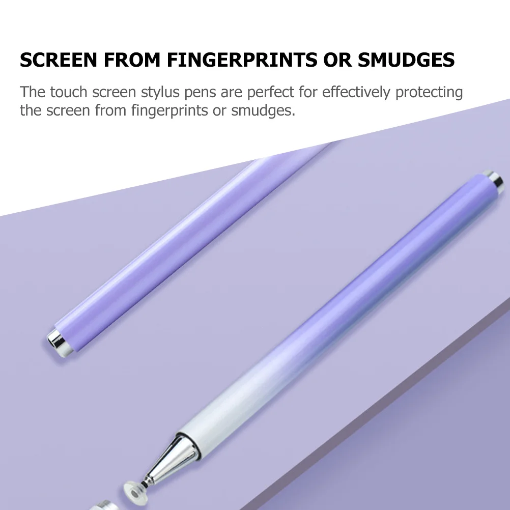 4 قطعة أقلام ستايلس متدرجة الألوان عالمية عالية الحساسية بالسعة اللمس القلم للكمبيوتر اللوحي الهاتف الذكي رسم الكتابة #6