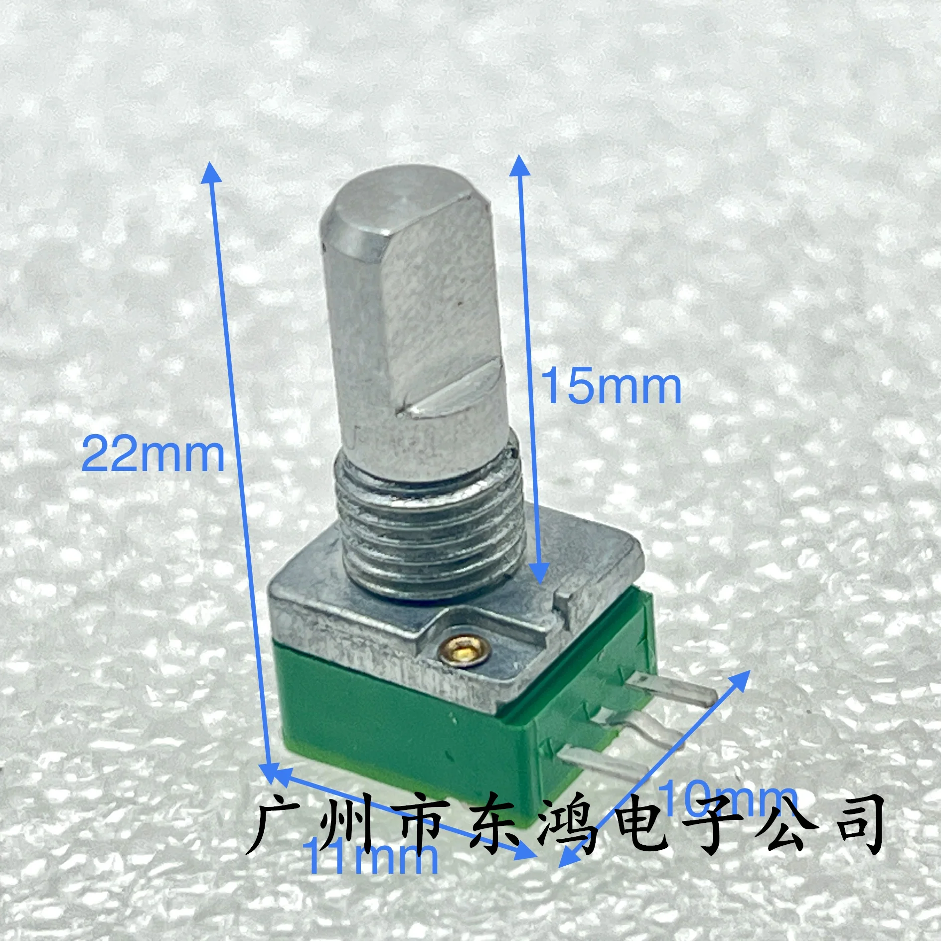 1 PCS Taiwan 09 Precision Potentiometer B1M Single axle length 15mm
