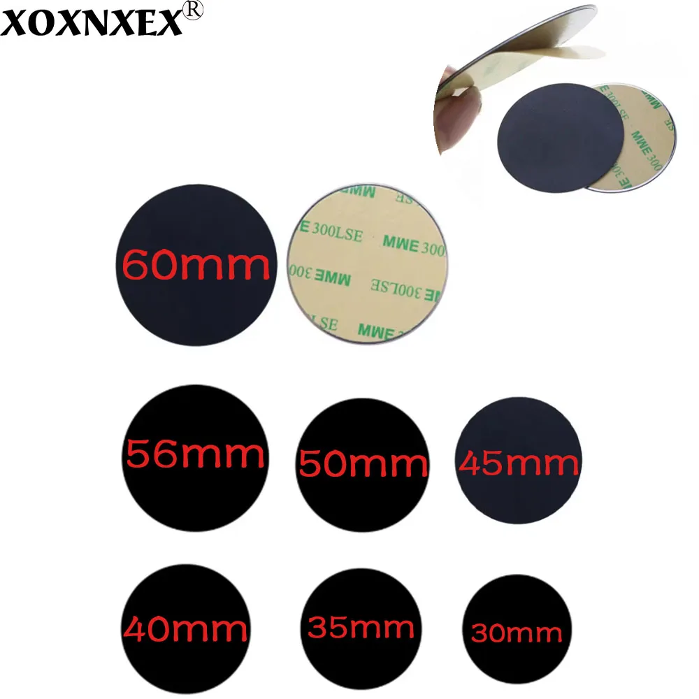 

10pcs/Set Black Magnetic Metal Plate For Car Phone Holder Universal Iron Sheet Disk Sticker Mount Mobile Phone Magnet Stand