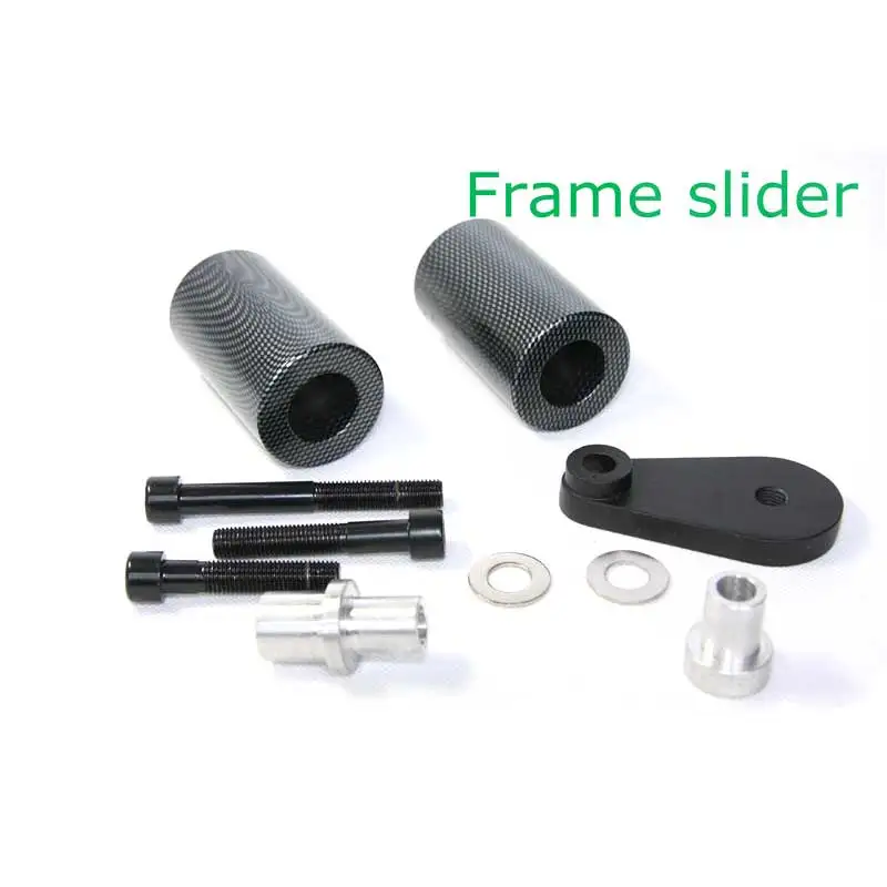 

For Yamaha YZF R6 2003-2005 04 / YZF R6S 2006-2009 07 08 Motorcycle bike No Cut Frame Slider Crash Protector Black / Carbon