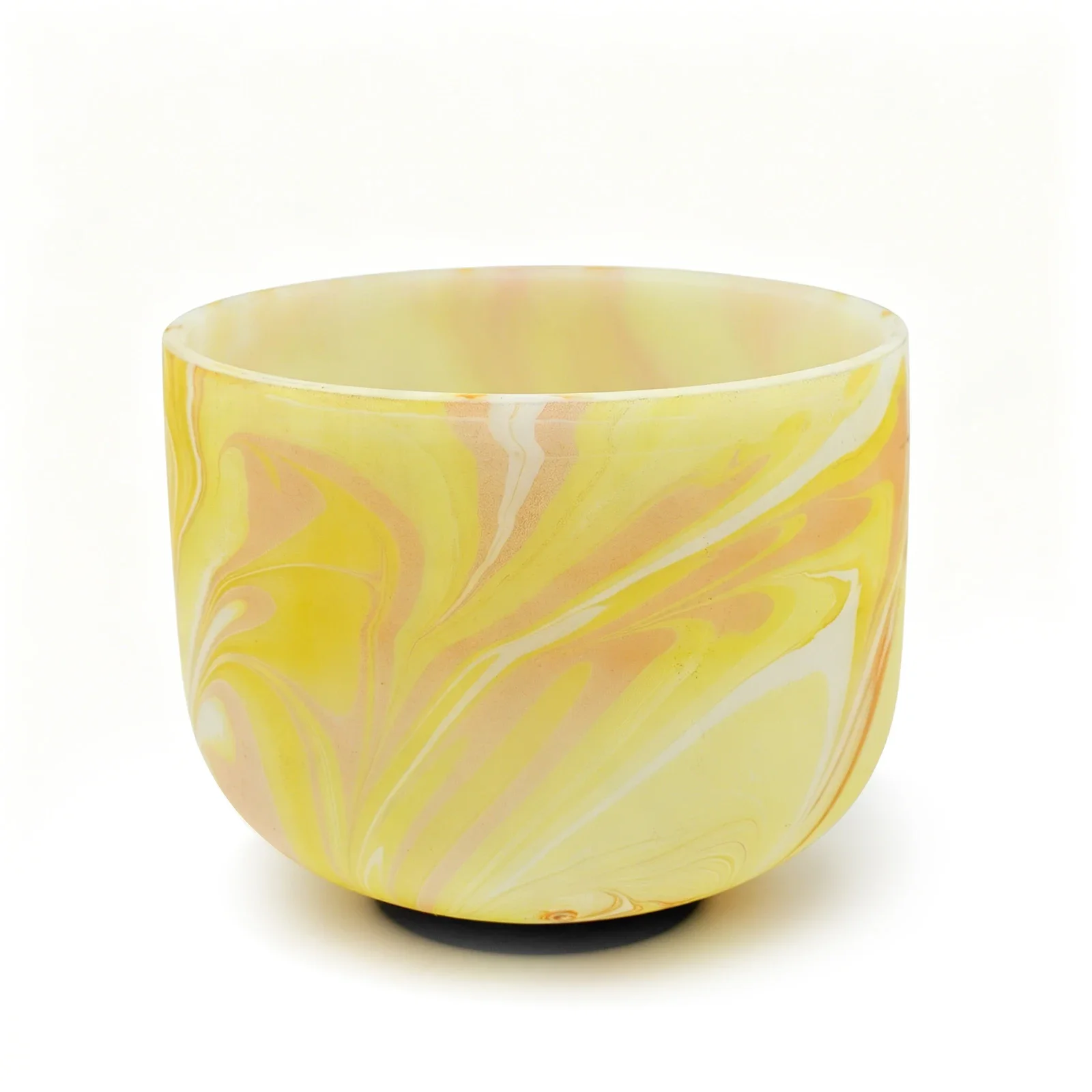 STAR LINKUP Colorful Pattern Hand Painted Frosted Crystal Singing Bowls for Sound Healing and Meditation