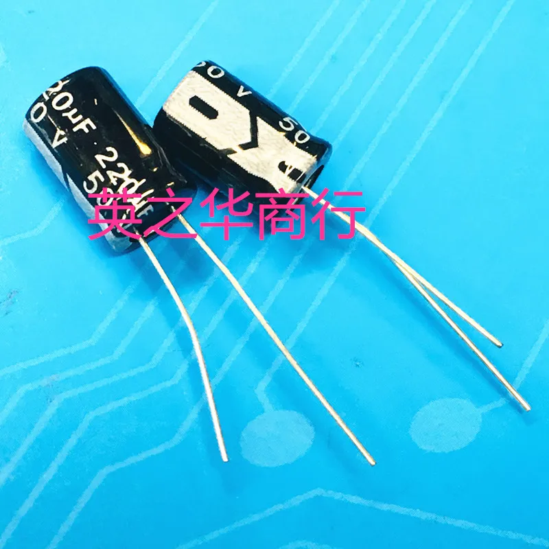 

30 шт. оригинальный новый линейный электролитический конденсатор 220 мкФ 50 В объем 10*13 мм алюминиевый электролитический конденсатор