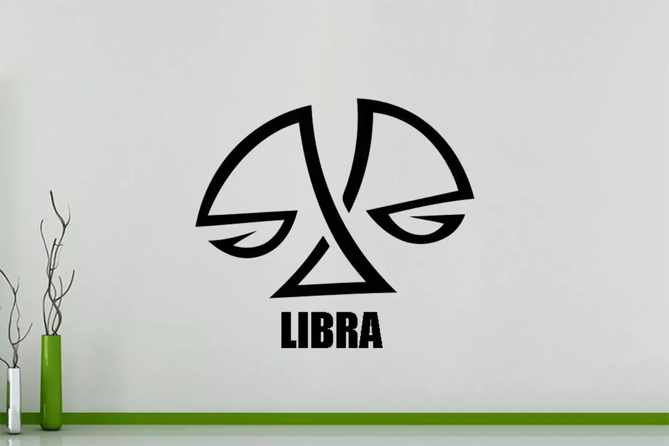 

Zodiac Libra Star Sign Symbol Horoscope Logo football soccer self-adhesive removable Wall Sticker Art Decal Mural Decor