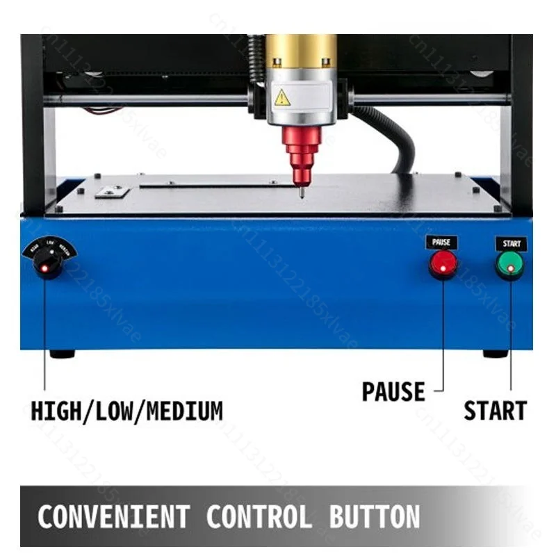 For Electric Nameplate Marking Machine 200x150mm, Dot‑Metal Dog Tag Engraver Plotter Coder for Metal Label Engraving Work