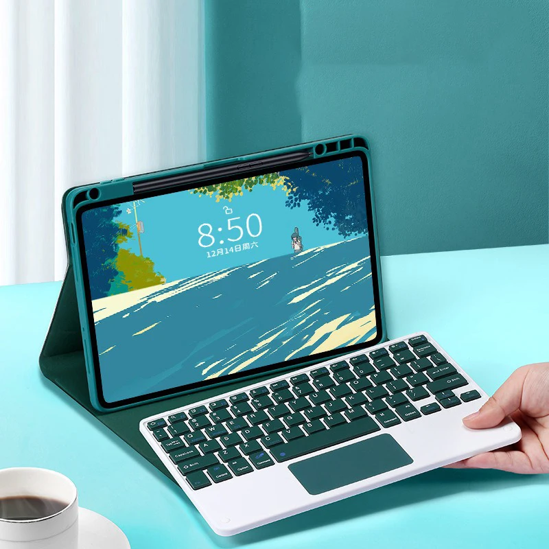 Imagem -04 - Capa Teclado Bluetooth para Xiaomi Mipad Capa Inteligente Dobrável Mouse Livre Pad Pro 11