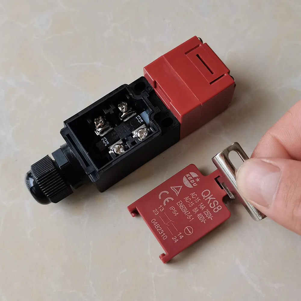 Imagem -06 - Kedu-interruptor de Porta de Segurança com Desconexão Chave de Controle Ac15 14a 250v 8a 400v En609475-1 Qks8