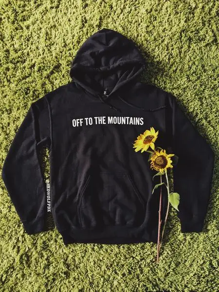 Sudadera con capucha de Off To the Mountains para mujer, jerseys divertidos, Sudadera con capucha Unisex, Top Tumblr, Sudadera con capucha informal con cita