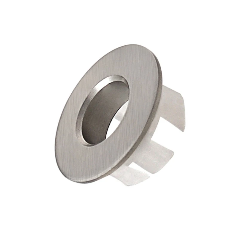 6 pz Rotondo Bacino Troppopieno Trim Tappo del del Lavello Tappo Scarico Inserto Copertura nel Installazione per