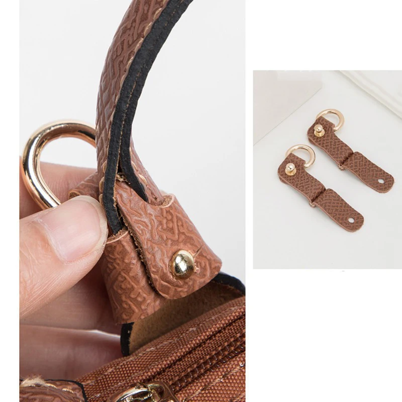 New 3Pcs/Set Bag Strap For Longchamp Mini Bag Free Punching Modification Transformation Accessories for Mini Bag Shoulder Strap