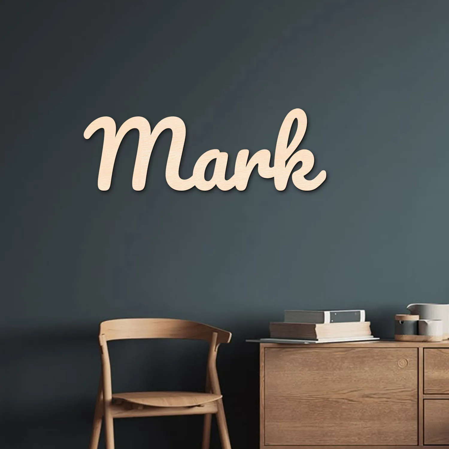 1pc Personalized Wooden Name Sign,Customized Nameplates,Room Signage,Multi Color Select,Wall Decor,