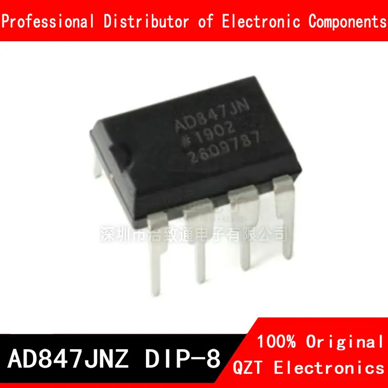 

10pcs/lot AD847JNZ DIP AD847 AD847J AD847JN DIP-8 new original In Stock