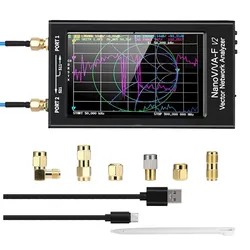 Analizator sieci wektorowej nanovna-f V2 4.3 Cal wyświetlacz IPS LCD 50KHz-3GHz analizator antenowy o krótkiej fali HF VHF UHF