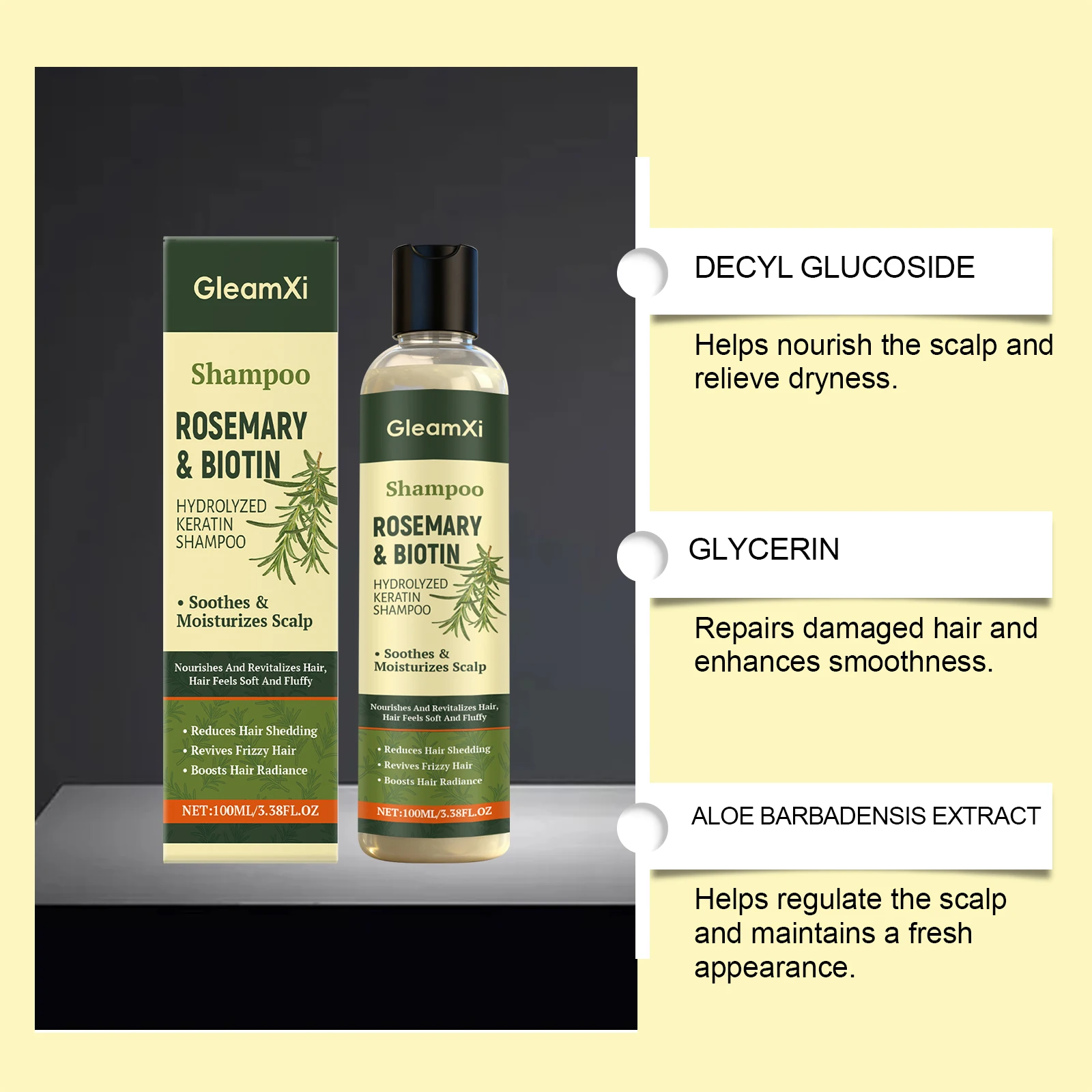 Органический шампунь с розмари – обзор и цена Biotin Shampoo Thickening